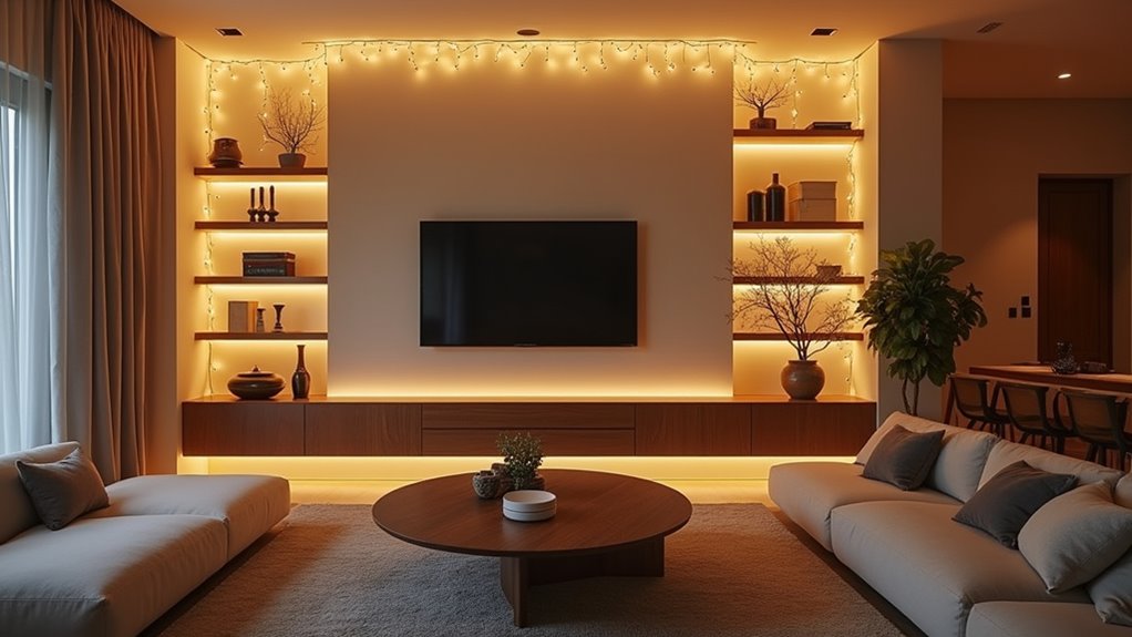 vertical and layered lighting