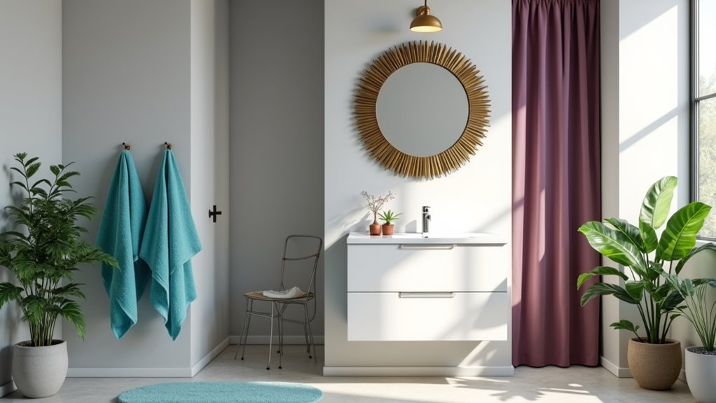 vibrant accents for tranquility