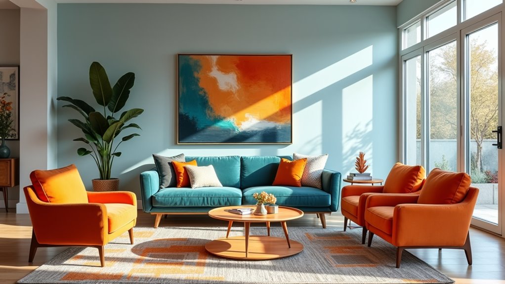 vibrant modern eclectic design