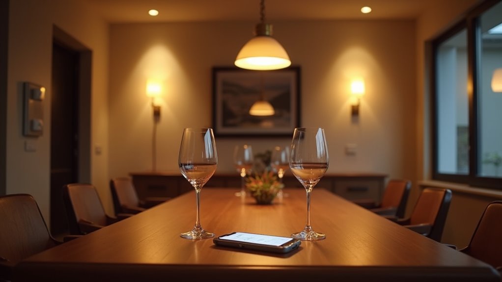 adaptive dining room lighting