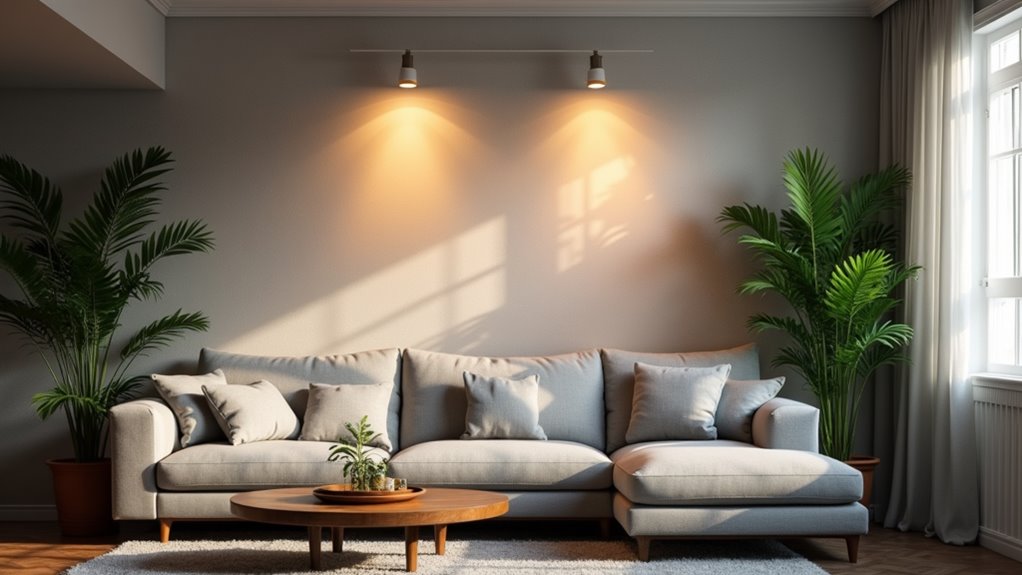 adjustable mood lighting options