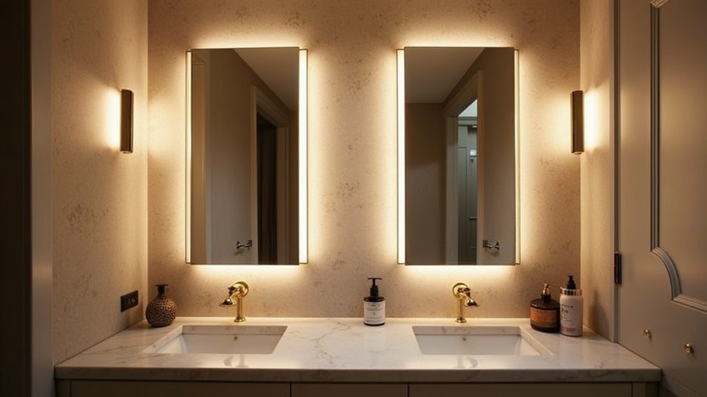 adjustable stylish bathroom lighting