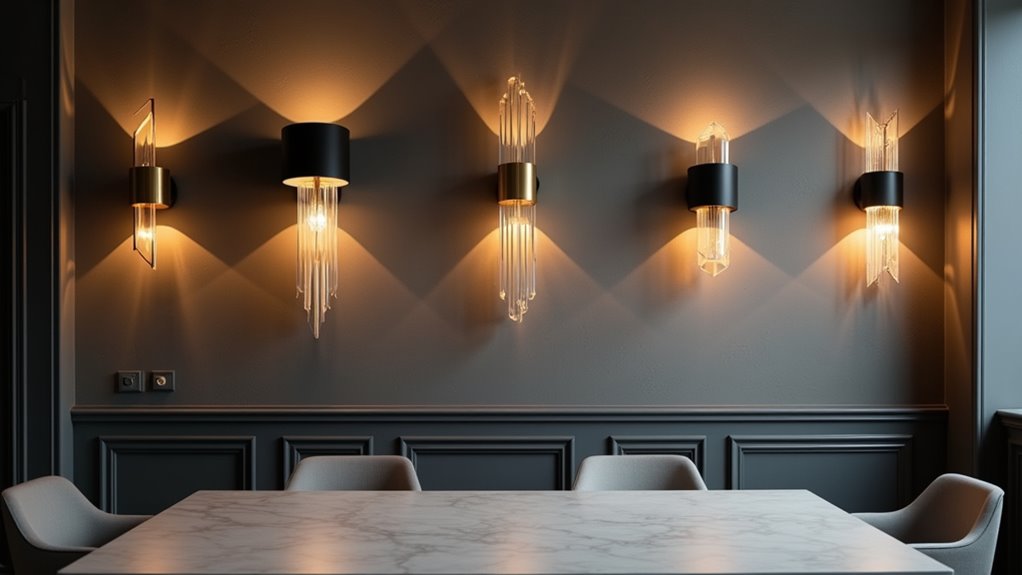 artistic ambient wall sconces