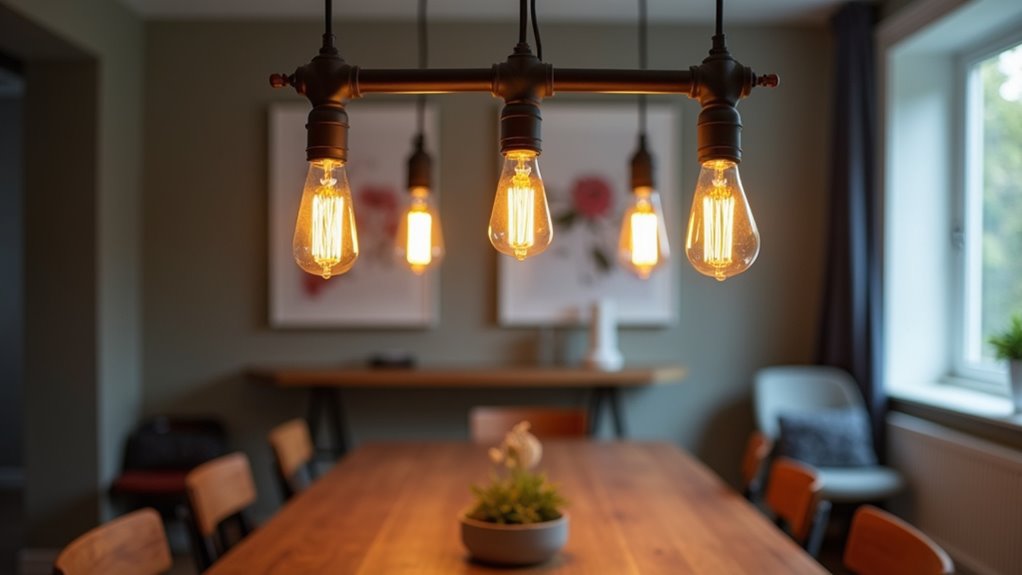 asymmetrical lighting design elegance