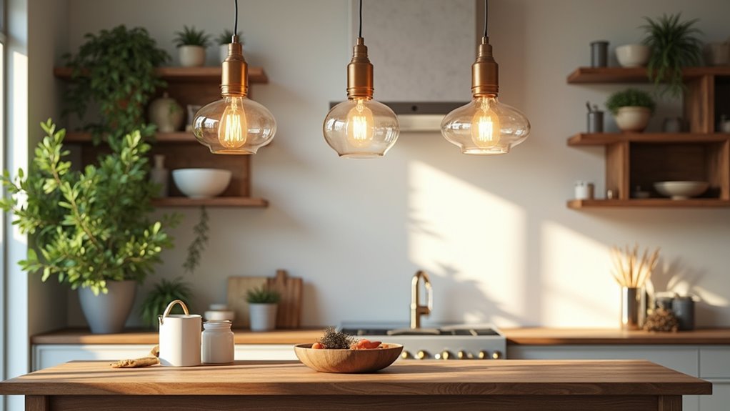 balanced mixed pendant arrangements