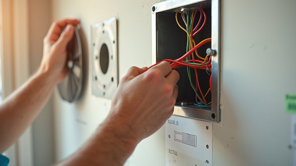 bathroom electrical planning compliance
