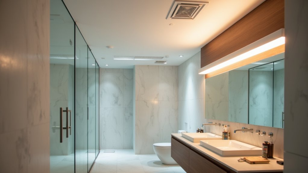 bathroom fan maintenance routine