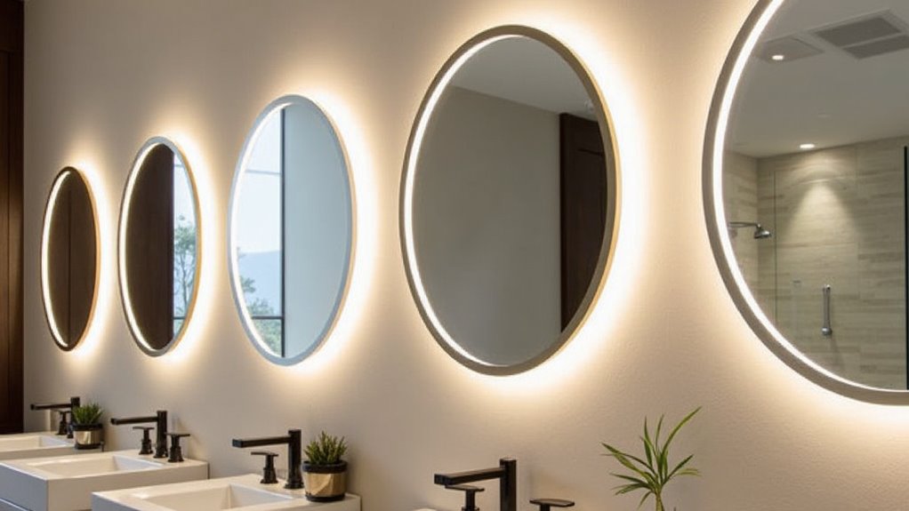 bathroom mirrors with lighting