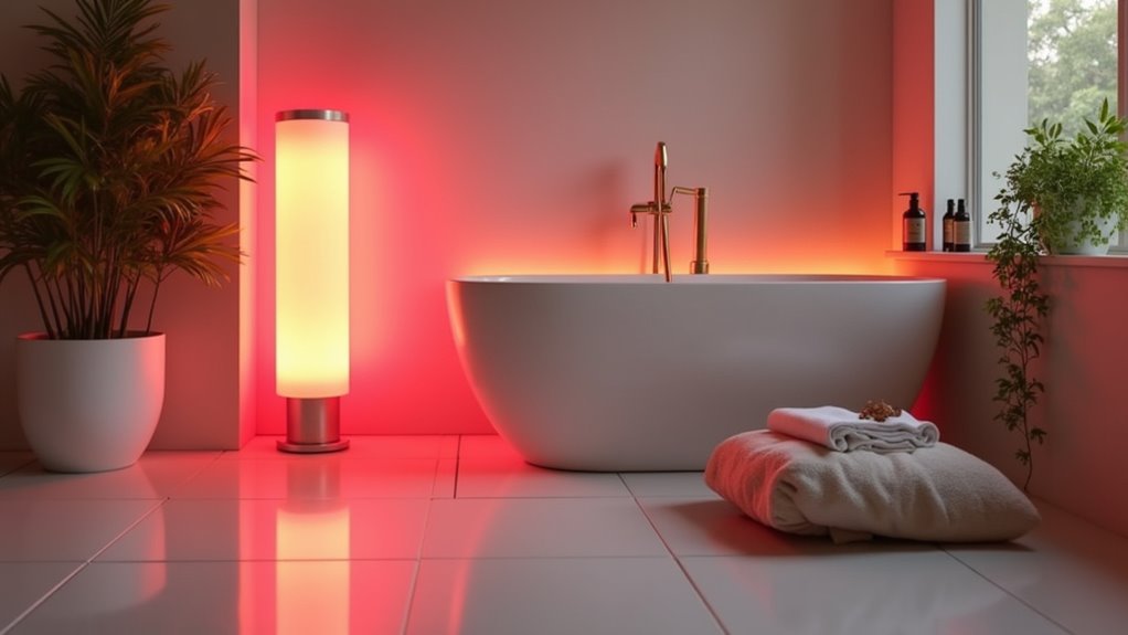 bathroom red light therapy tips
