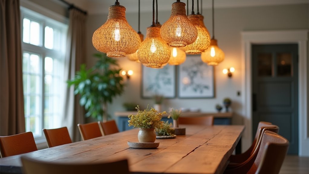 boho inspired pendant lighting