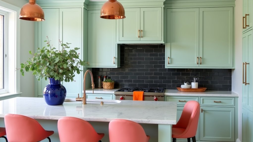 bold accessories enhance kitchens