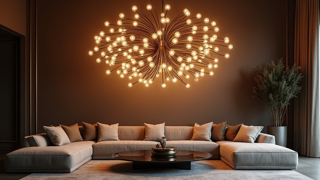 bold artistic lighting statements