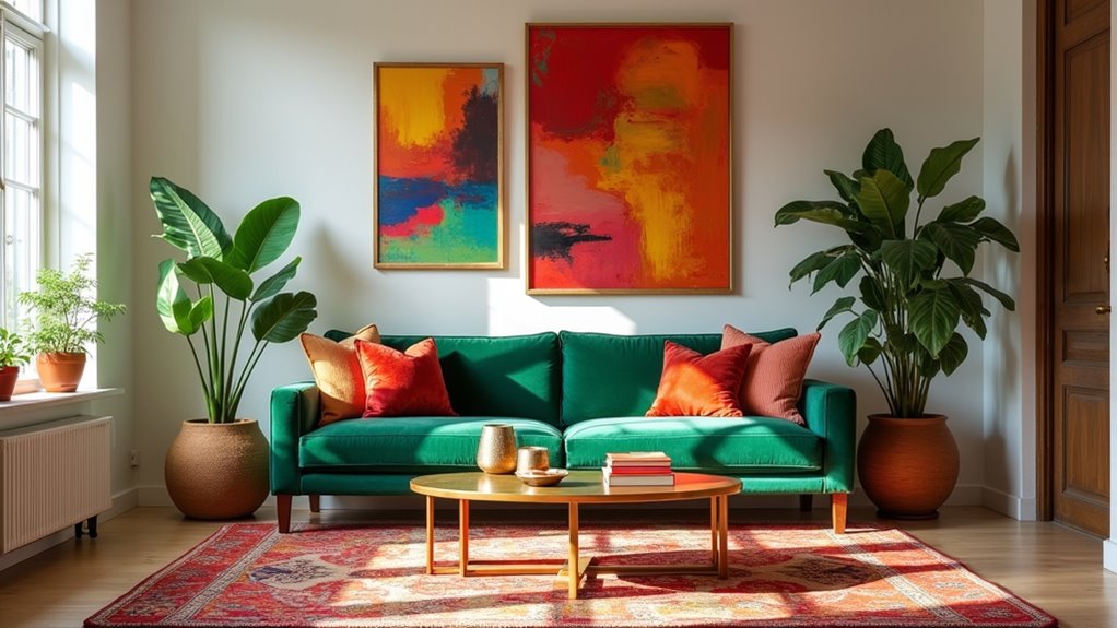 bold color curated maximalism