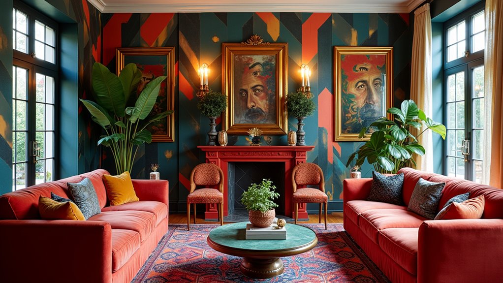 bold expressive eclectic interiors