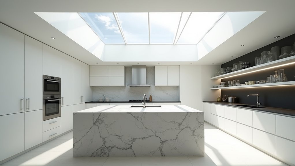 bright and airy kitchens