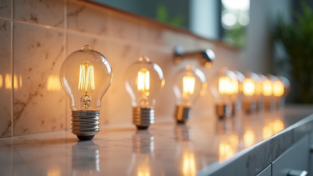 bright halogen bathroom bulbs