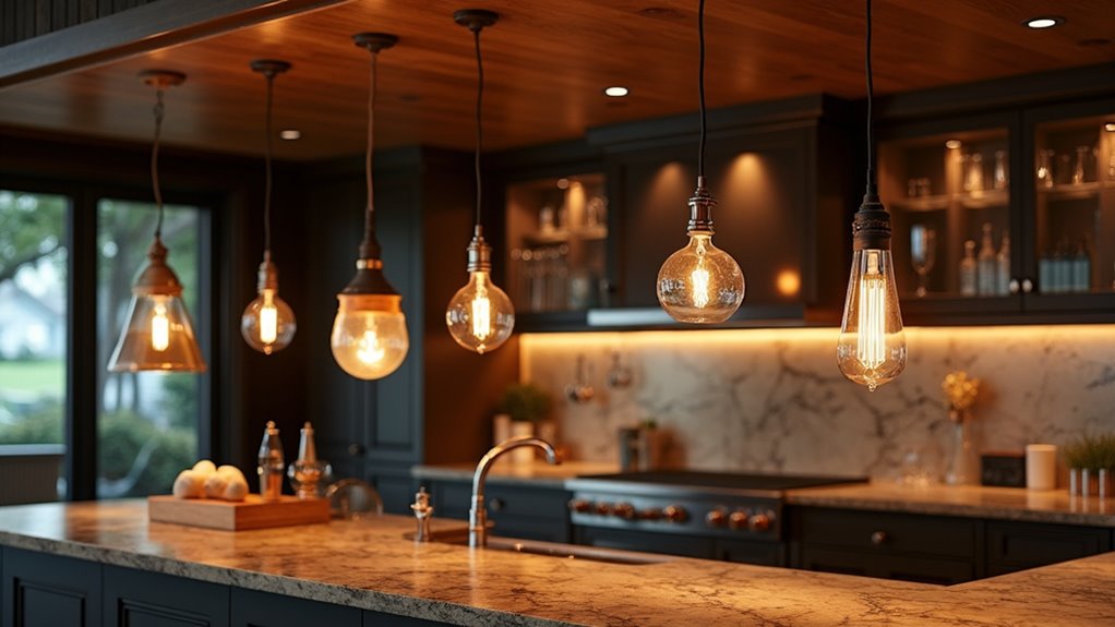 brighten kitchen bar lighting