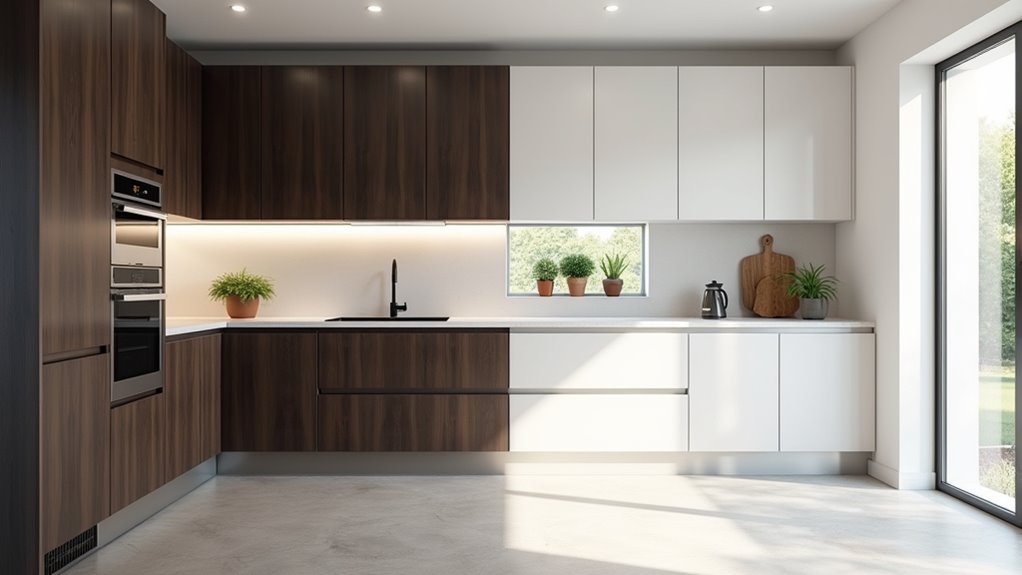 cabinet color affects perception