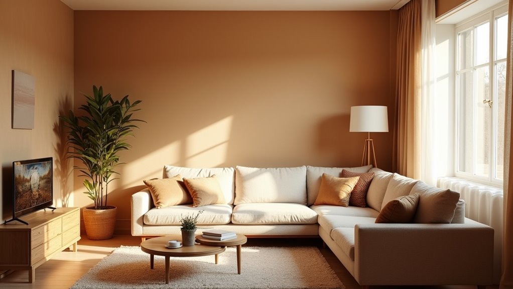 caramel wall color trends