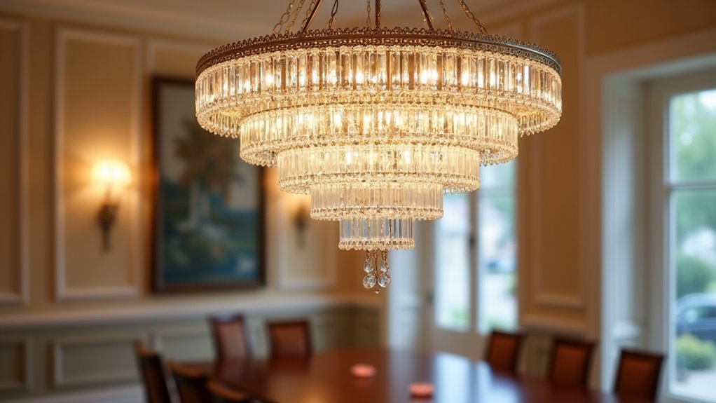 cascading crystal chandelier designs