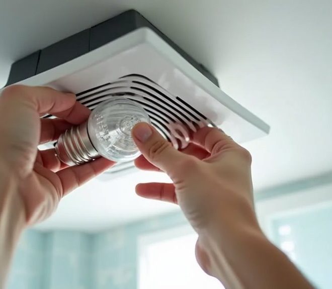 Changing the Bulb in a Broan Bathroom Fan With Light – 3 Easy Steps