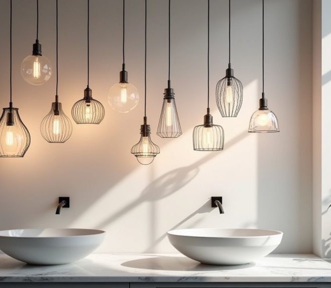 10 Stylish Light Pendants for Bathroom Decor