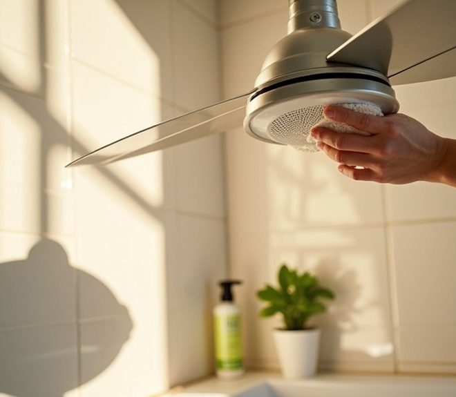 Cleaning a Bathroom Fan With Light in 3 Easy Steps