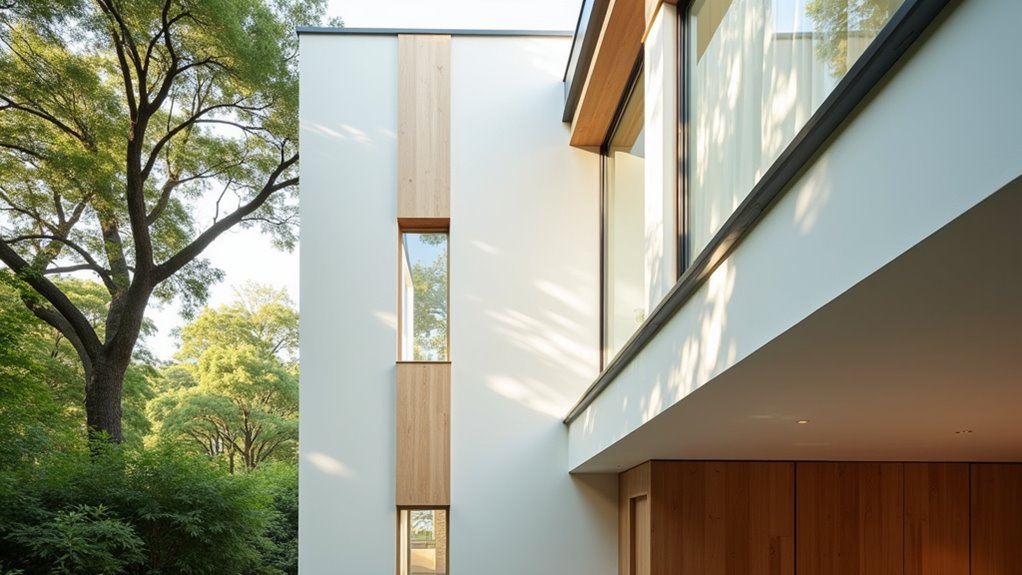 clerestory windows enhance privacy