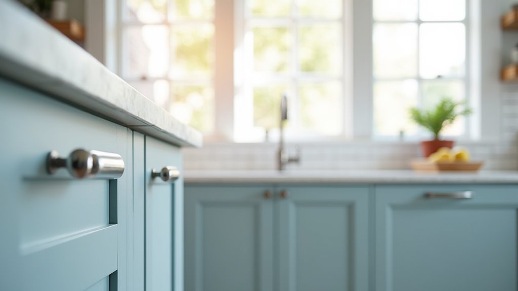 coastal ambiance with light blue