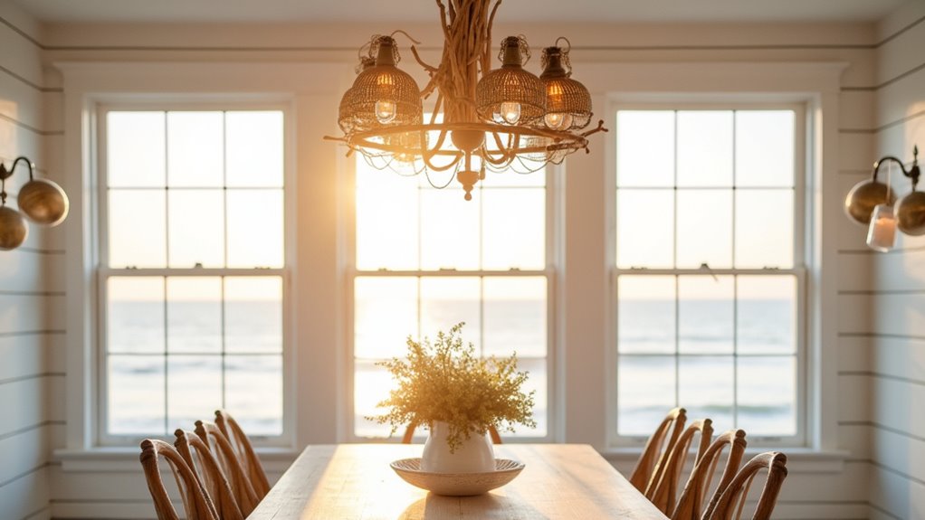 coastal dining room lighting