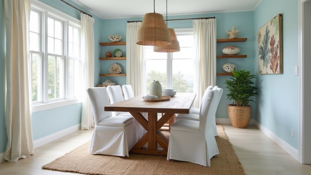 coastal elegance with wood