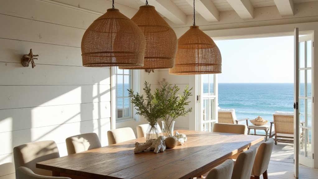 coastal grandmother lighting style