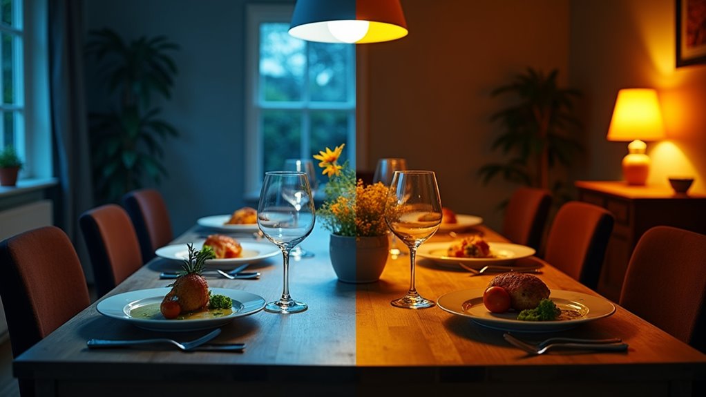 color temperature influences dining