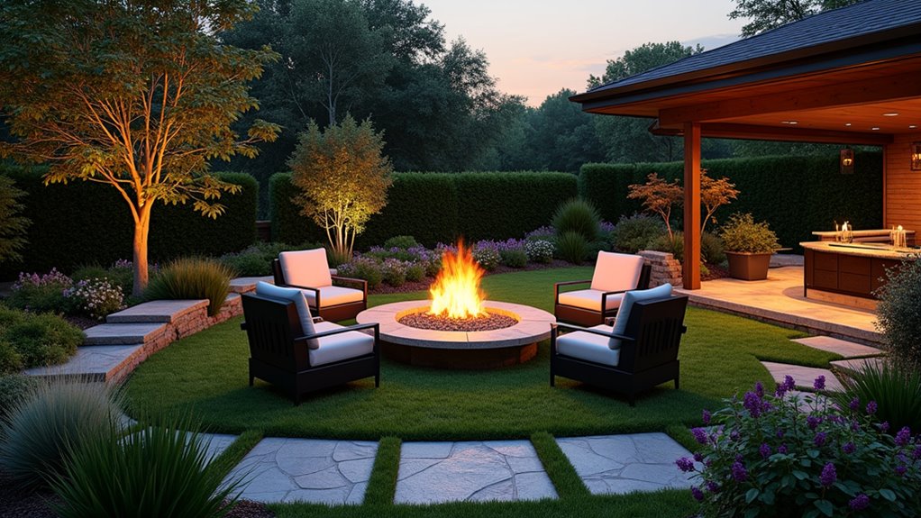 comfortable fire seating arrangements