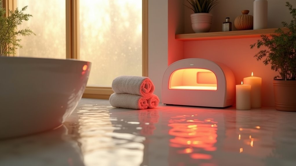 comfortable red light arrangements