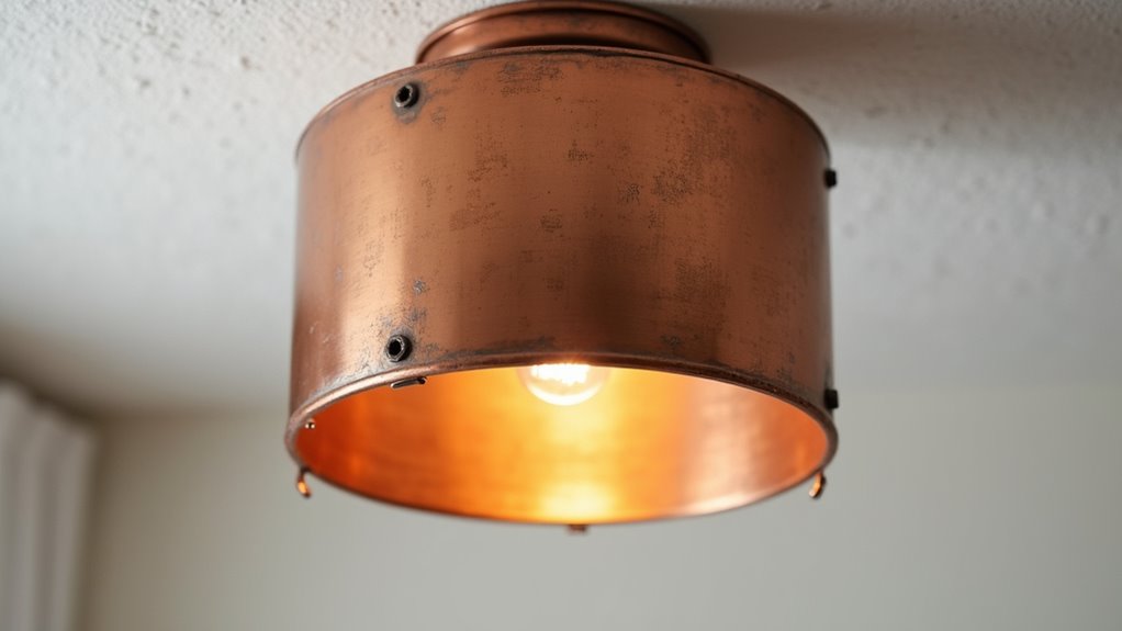 contemporary copper lighting design