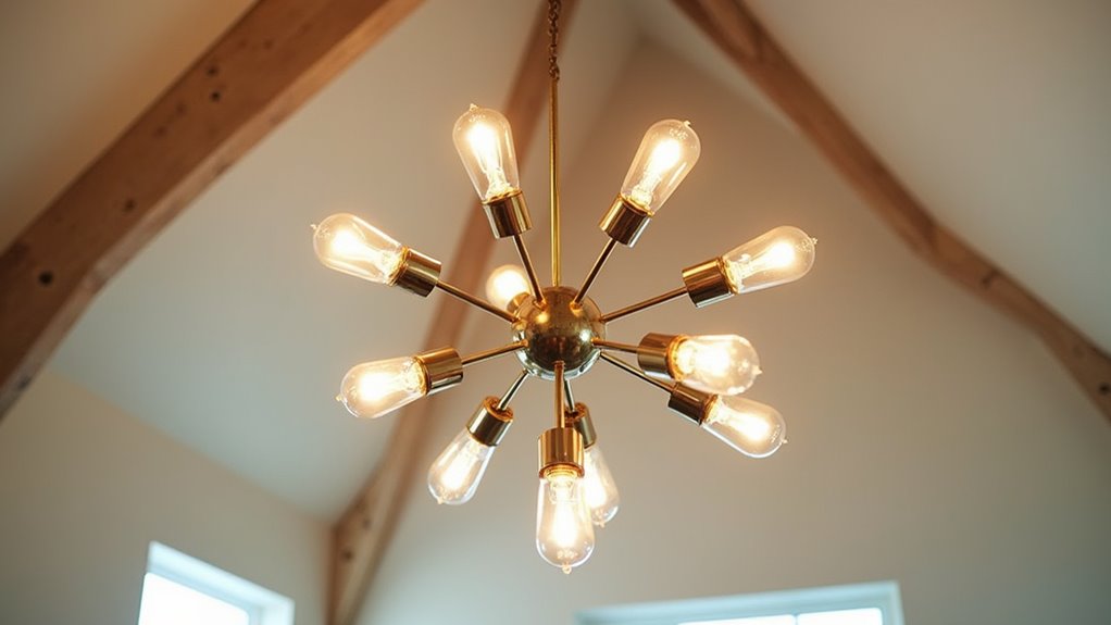 contemporary sputnik style lighting