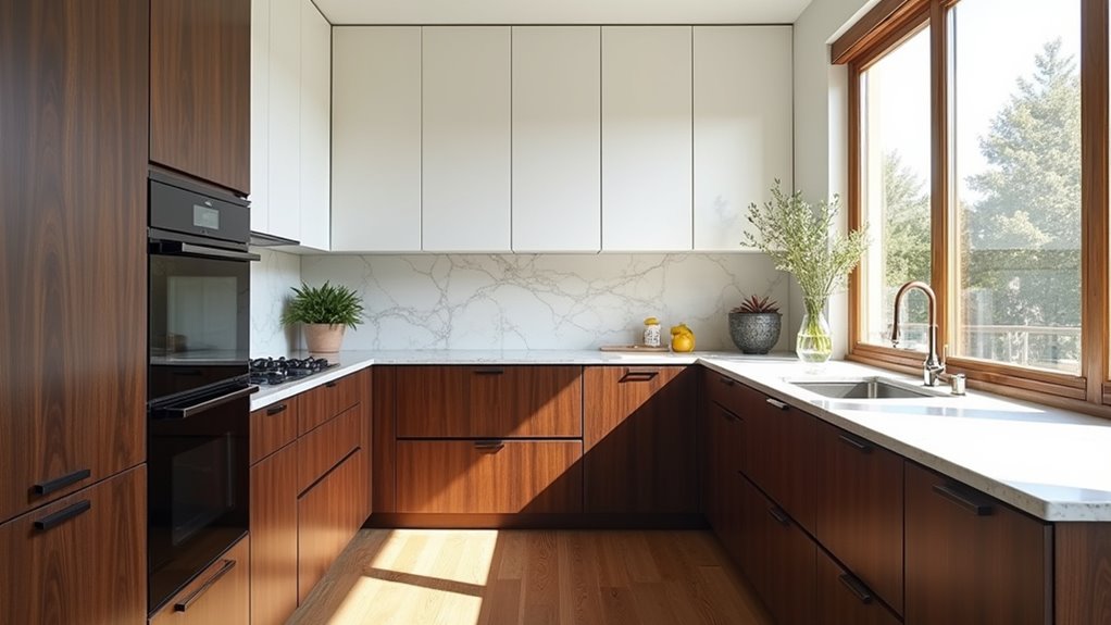 contrasting colors enhance depth