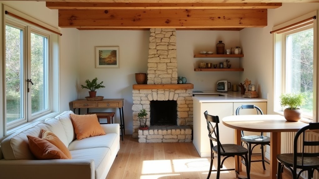 cozy cottage with multifunctional design