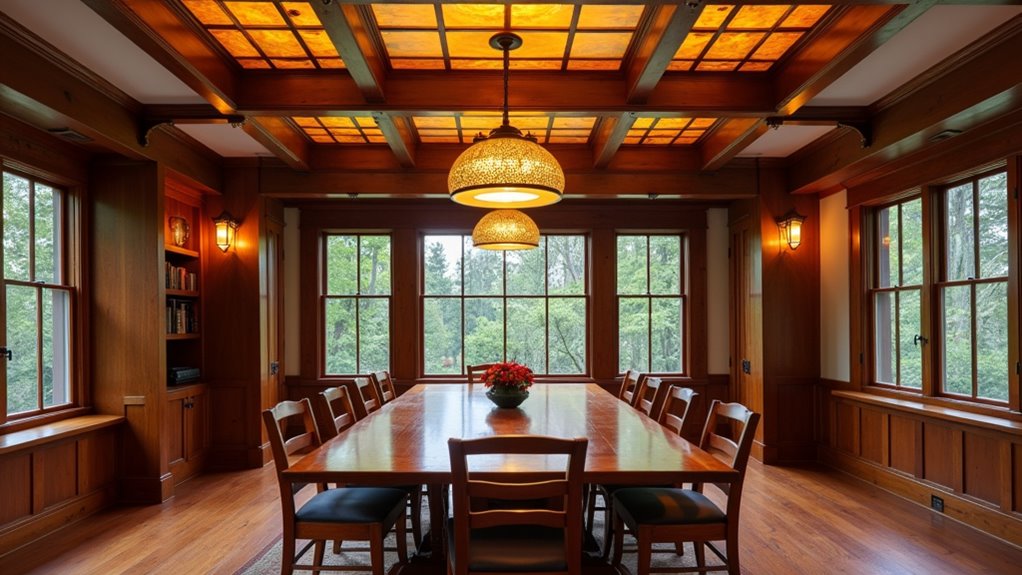craftsman inspired ceiling fixtures
