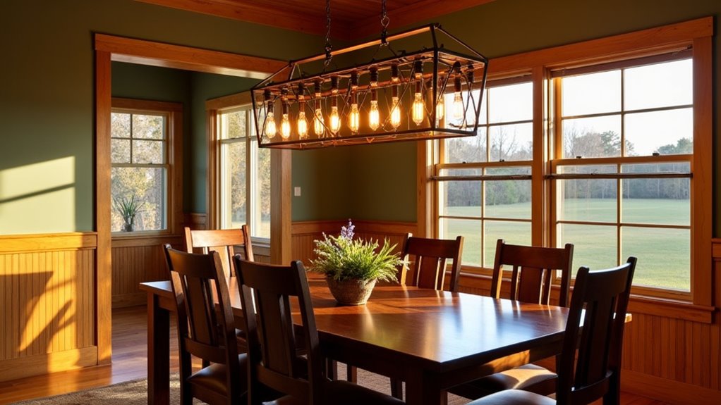 craftsman multi light chandeliers