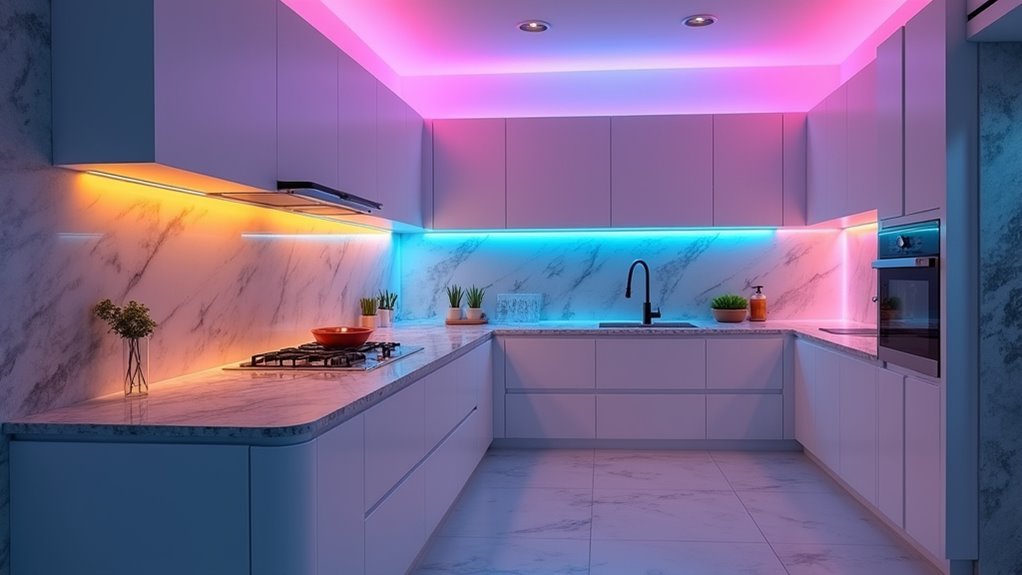 customizable ambiance kitchen lighting