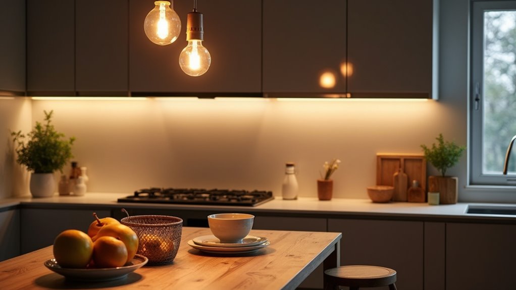 customizable kitchen lighting ambiance