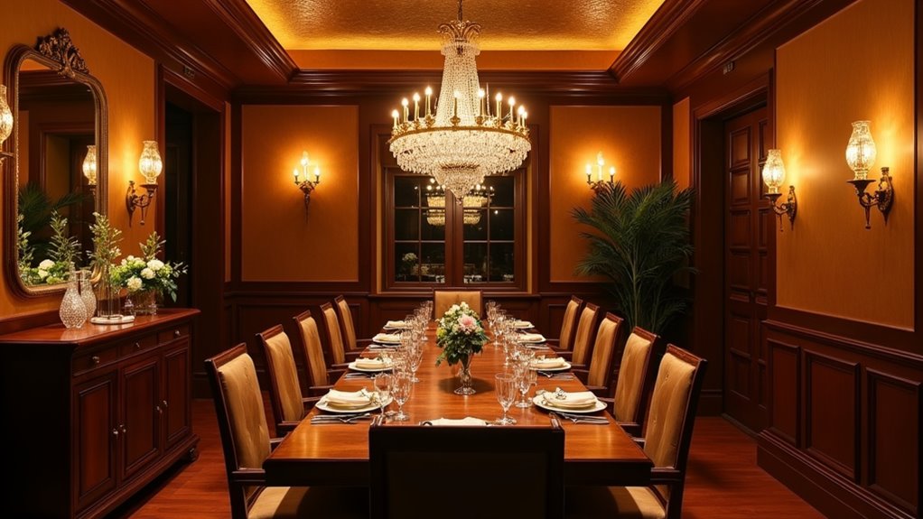 dimmable lighting enhances ambiance