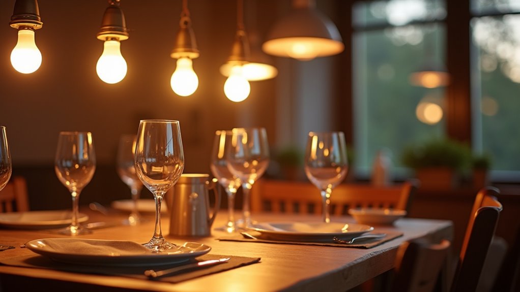 dimmable warm ambient lighting