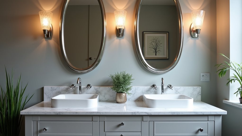 double sink lighting options