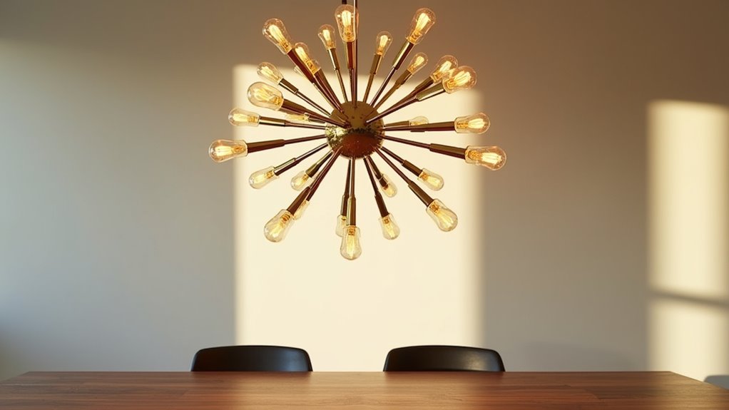 dramatic mid century chandelier designs