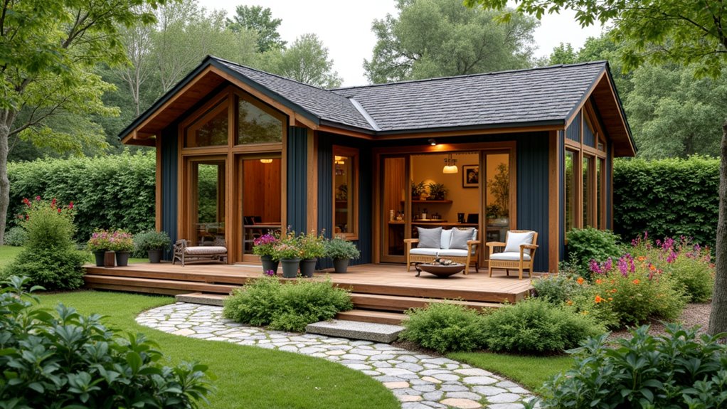 eco friendly outdoor living space