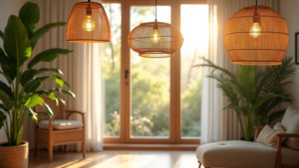 eco friendly textured lighting