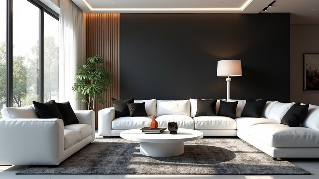 edgy sophistication in contrast